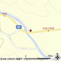 兵庫県養父市八鹿町小佐986周辺の地図