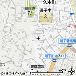 神奈川県横浜市磯子区久木町22周辺の地図
