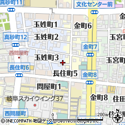 名鉄協商岐阜高野町第２駐車場周辺の地図