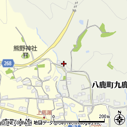 兵庫県養父市八鹿町九鹿1538周辺の地図