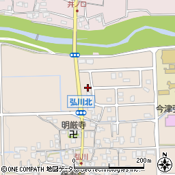 滋賀県高島市今津町弘川1948周辺の地図