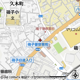 神奈川県横浜市磯子区久木町17-22周辺の地図