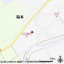 鳥取県倉吉市三江438-2周辺の地図