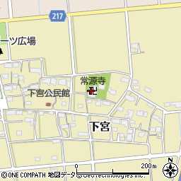 常源寺周辺の地図