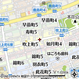 岐阜県岐阜市吹上町周辺の地図