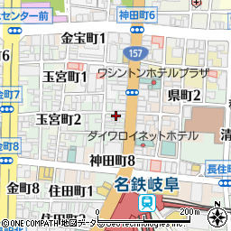 千賀本店周辺の地図