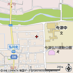 滋賀県高島市今津町弘川1893-2周辺の地図