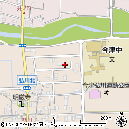 滋賀県高島市今津町弘川1893周辺の地図