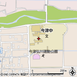 高島市立今津中学校周辺の地図