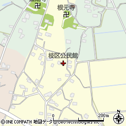 枝区公民館周辺の地図