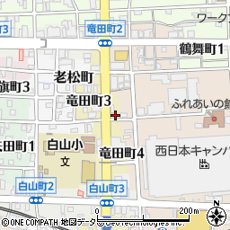 岐阜県岐阜市竜田町3丁目10周辺の地図