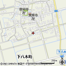 滋賀県長浜市下八木町605周辺の地図
