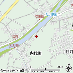 島根県安来市切川町内代町1265周辺の地図