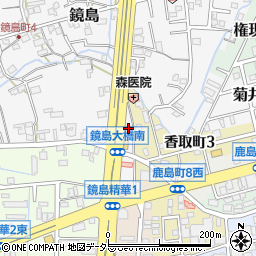 岐阜県岐阜市鏡島2008周辺の地図