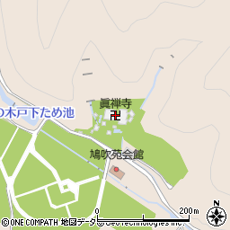 眞禅寺周辺の地図