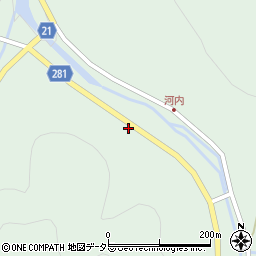 鳥取県鳥取市鹿野町河内2663周辺の地図
