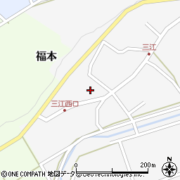 鳥取県倉吉市三江446-1周辺の地図