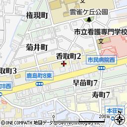 岐阜商工信用組合本荘支店周辺の地図