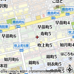 岐阜県岐阜市寿町周辺の地図