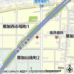 岐阜県各務原市那加西市場町1丁目193周辺の地図