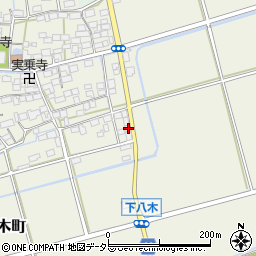 滋賀県長浜市下八木町266周辺の地図