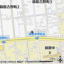 セブンイレブン各務原蘇原吉野町３丁目店周辺の地図