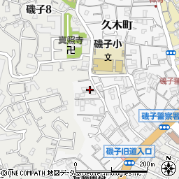 神奈川県横浜市磯子区久木町21-8周辺の地図