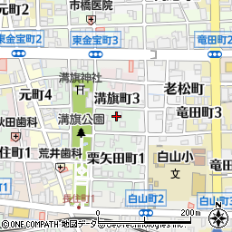 岐阜県岐阜市溝旗町3丁目18周辺の地図