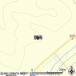 京都府舞鶴市別所周辺の地図