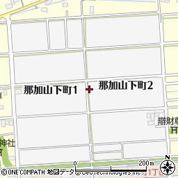 岐阜県各務原市那加山下町周辺の地図