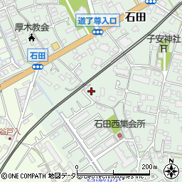 神奈川県伊勢原市石田804周辺の地図