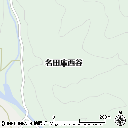 福井県大飯郡おおい町名田庄西谷周辺の地図