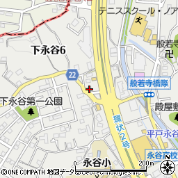 下永谷町内会館周辺の地図