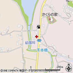 松江忌部郵便局周辺の地図