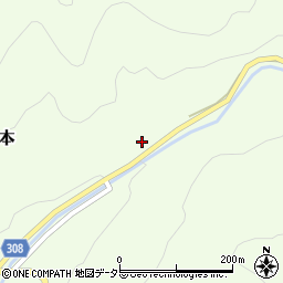 鳥取県東伯郡三朝町坂本805周辺の地図
