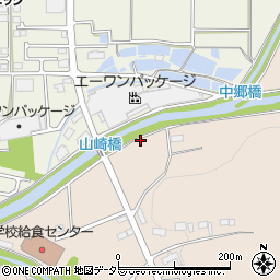山崎橋周辺の地図