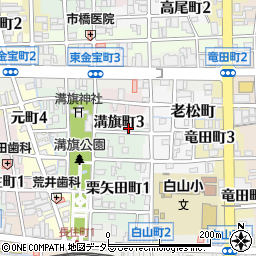 岐阜県岐阜市溝旗町3丁目13周辺の地図