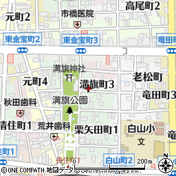 岐阜県岐阜市溝旗町3丁目周辺の地図