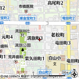 岐阜県岐阜市溝旗町3丁目14周辺の地図