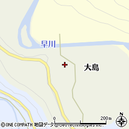 山梨県南巨摩郡早川町大島周辺の地図