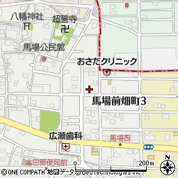 岐阜県瑞穂市馬場前畑町3丁目30周辺の地図