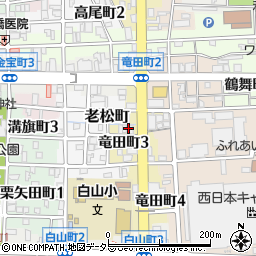 岐阜県岐阜市竜田町3丁目2周辺の地図