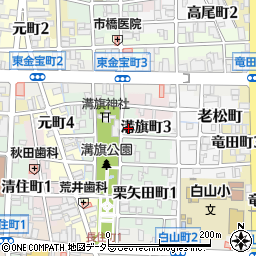 岐阜県岐阜市溝旗町3丁目6周辺の地図