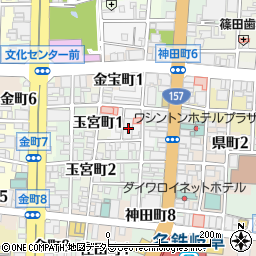 十六銀行本店総務部分室周辺の地図