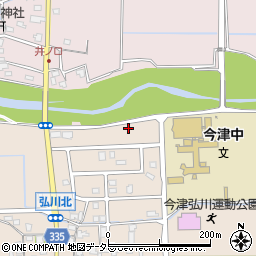 滋賀県高島市今津町弘川1871周辺の地図