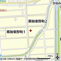 岐阜県各務原市那加東野町周辺の地図