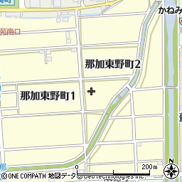 岐阜県各務原市那加東野町周辺の地図