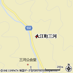 京都府福知山市大江町三河496周辺の地図