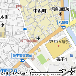 横浜銀行磯子駅前支店周辺の地図