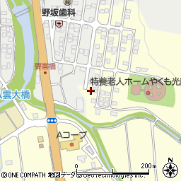 島根県松江市八雲町東岩坂804-6周辺の地図